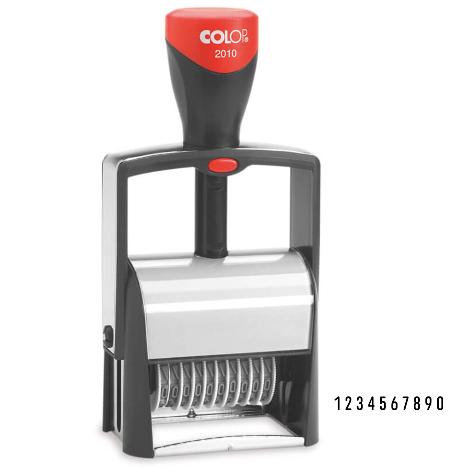 Colop Self Inking 10 Digit Numberer Black