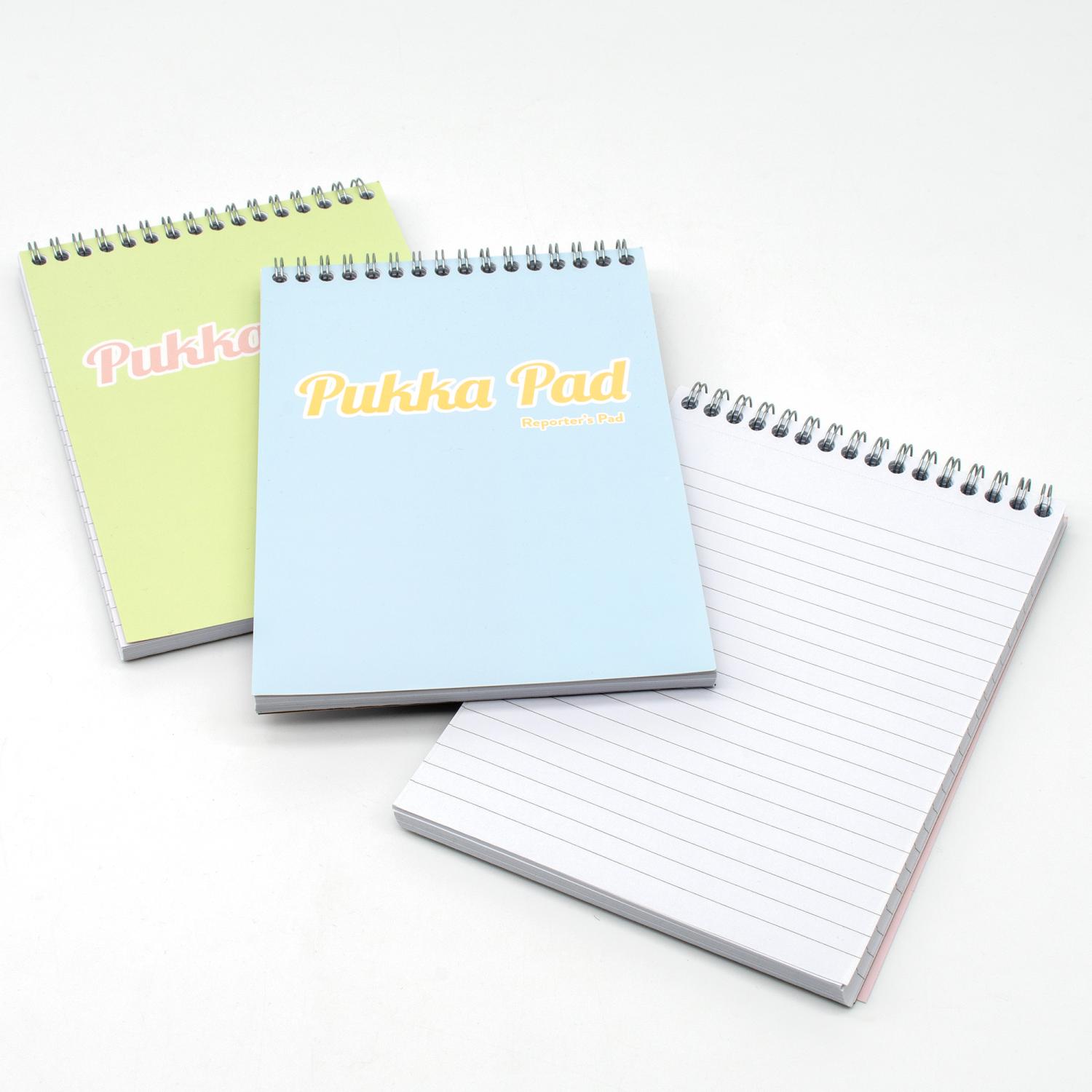 Pukka Shorthand Notebook 140mm x 205mm Assorted Pastel Colours
