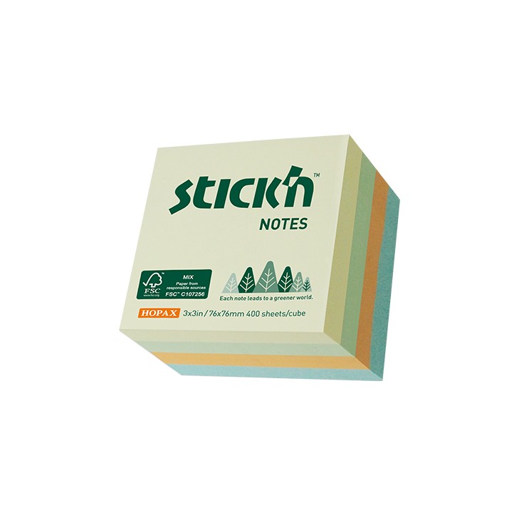 FSC Assorted Cube 76x76mm 400 sheets