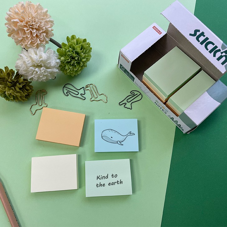 FSC 38x51mm 100 sheets Assorted Pastel Colour Pack 12s