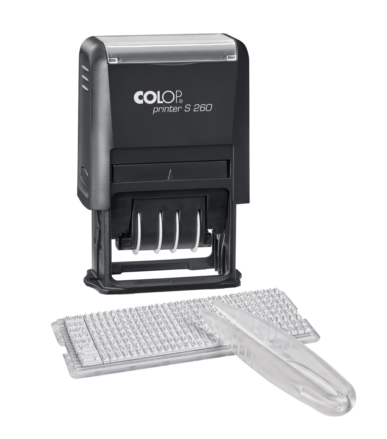 Colop Self Inking D.I.Y. Text And Date Stamp 2 Colour