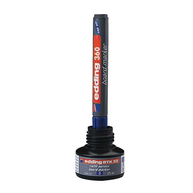edding BTK25 Drywipe/Whiteboard Marker Refill Ink, Blue
