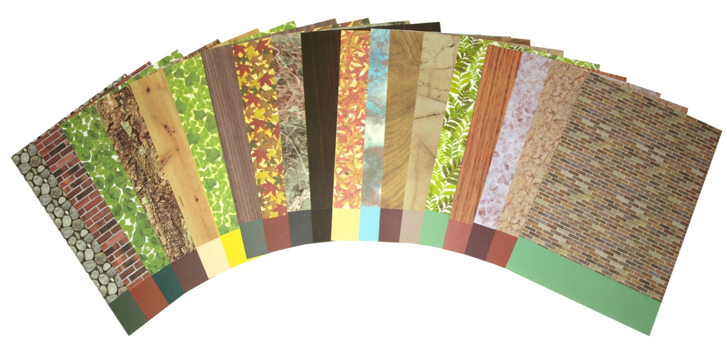 Natures Textures A4 Assorted 40 2973-0