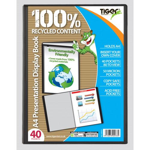 Tiger Presentation Display Book A4 40 Pocket