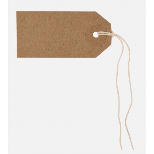 Tiger Kraft Strung Tags 70 x 35mm Box of 1000