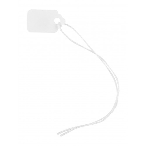 Tiger Jewellery Tags 21mm x 13mm White Box of 1000