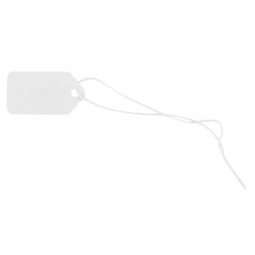 Tiger Jewellery Tags 40mm x 27mm White Box of 1000