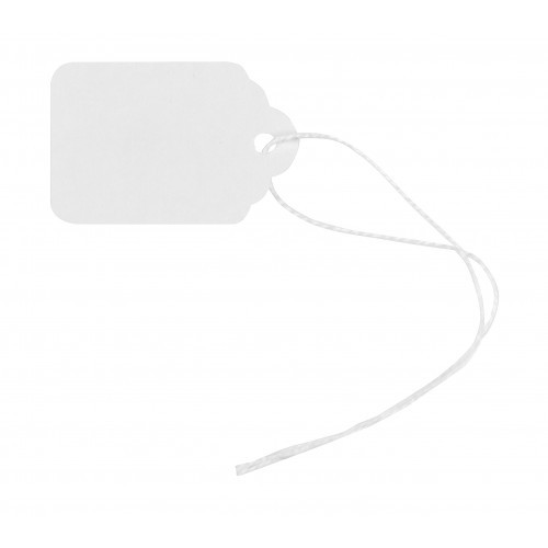 Tiger Jewellery Tags 48mm x 30mm White Box of 1000
