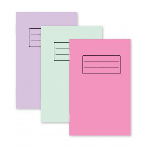 Tiger Slim Notebooks 102mm x 158mm 8mm Feint Ruled Assorted Pastel Colours