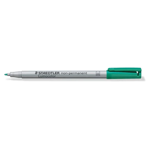 Staedtler Green Lumocolour OHP Medium Non Permanent Pens PK10