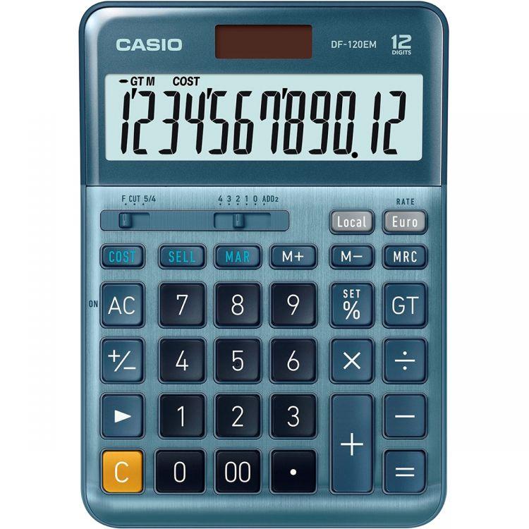Casio 12 Digit Desktop Calculator DF-120EM