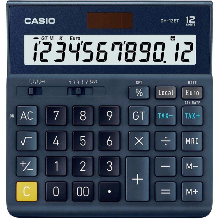 Casio 12 Digit Desktop Calculator DH-12ET