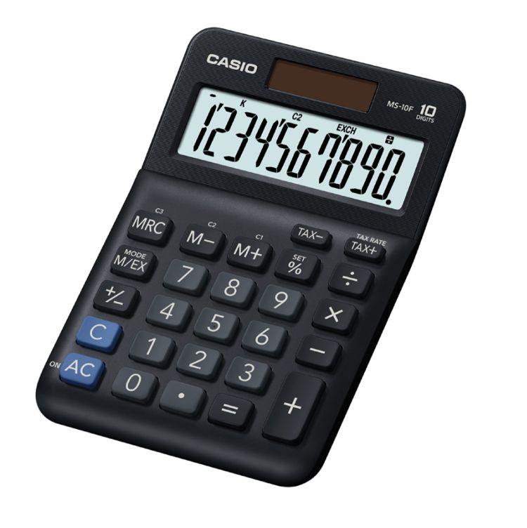 Casio 10 Digit Semi Desk Calculator MS-10F