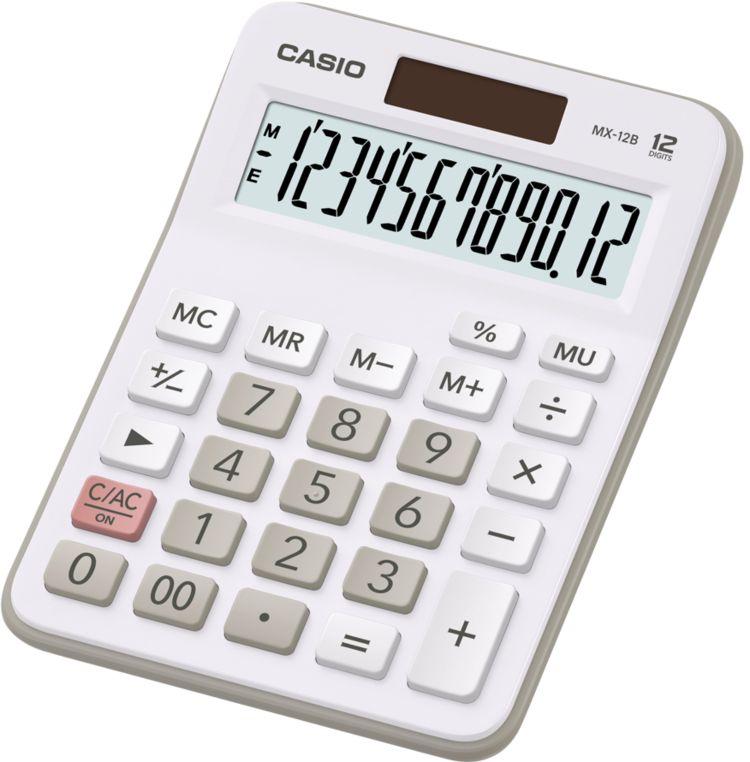 Casio Desk Calculator MX-12B White