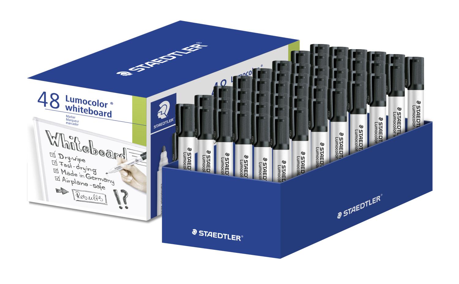 Staedtler Drywipe Marker 351 Chisel Tip Black