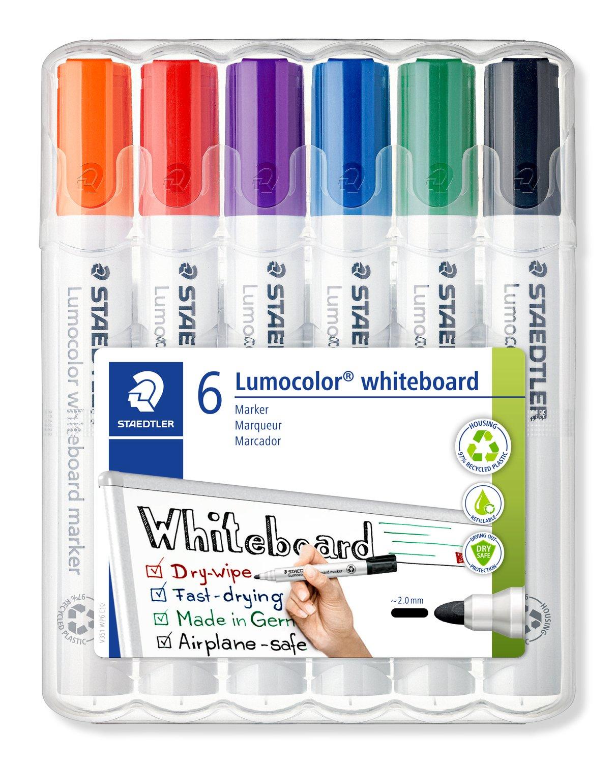 Staedtler Lumocolour Drywipe Markers 351 Assorted