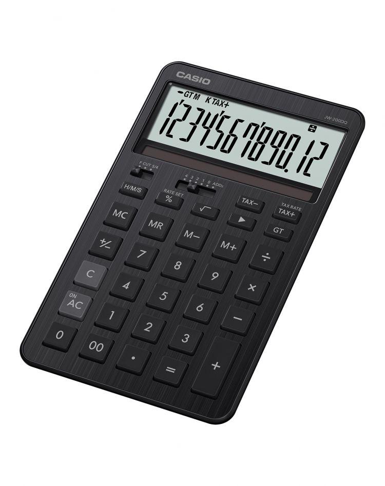 Casio Medium Desk Calculator JW-200DQ Black