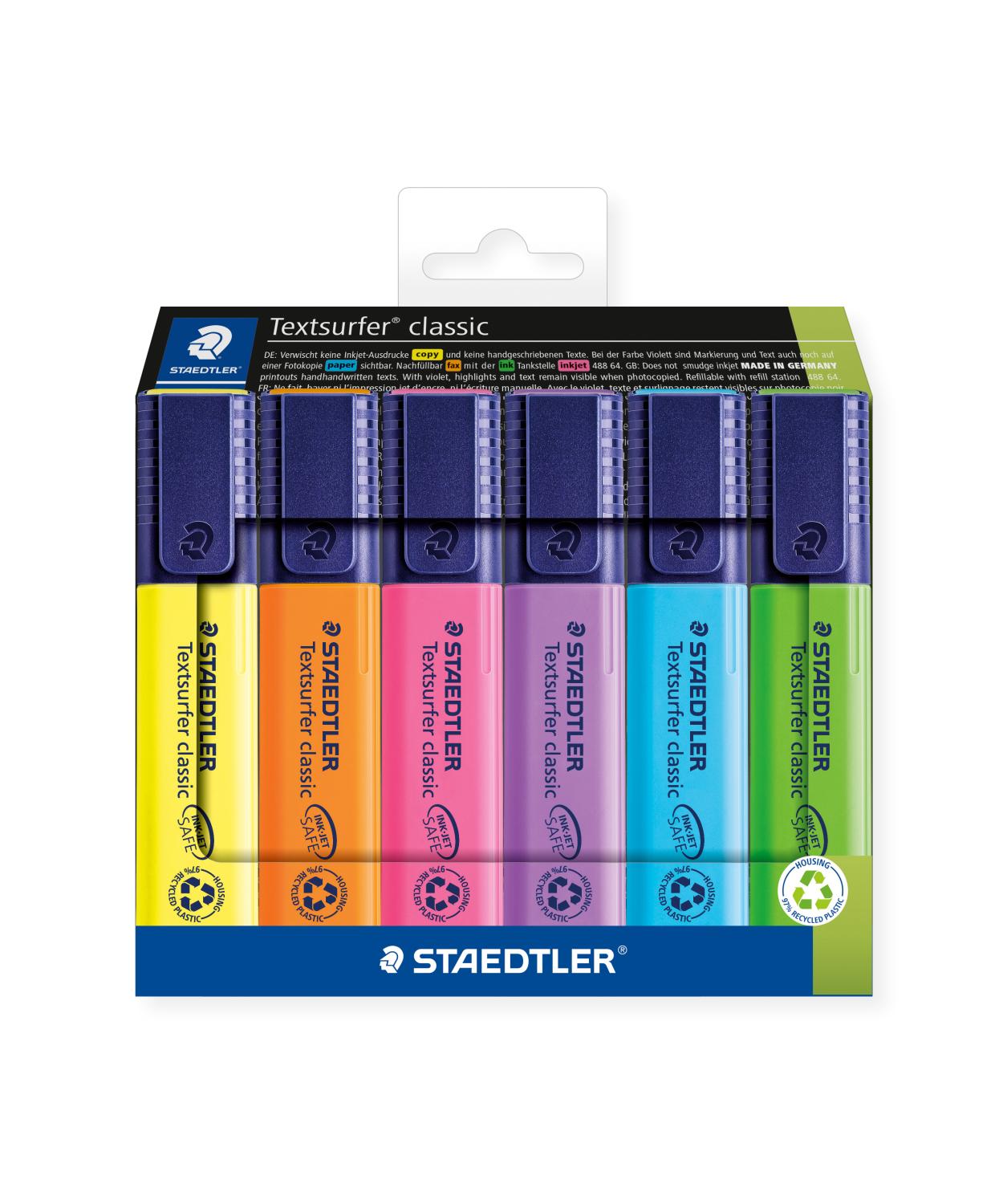 Staedtler Textsurfer Classic Highlighter Assorted Colours