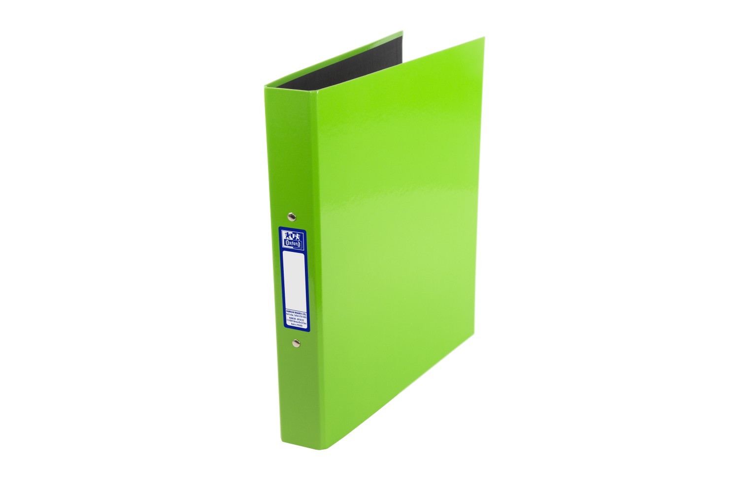 LIGHT GREEN - Oxford Laminated Ring Binder A4, 40mm Spine,