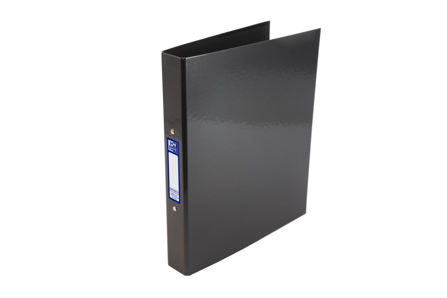 BLACK - Oxford Laminated Ring Binder A4, 40mm Spine,