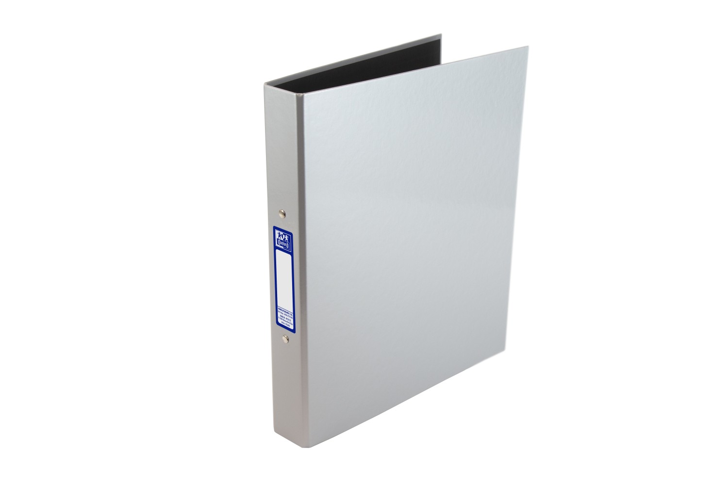 SILVER - Oxford Laminated Ring Binder A4, 40mm Spine,