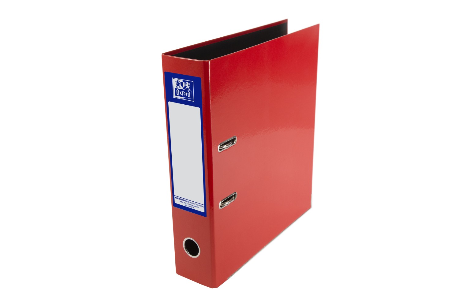 RED - Oxford Laminated Lever Arch, 70mm Spine,