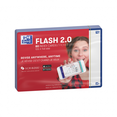 Blank Flash Cards 105mm x 148mm Navy Pack 80s