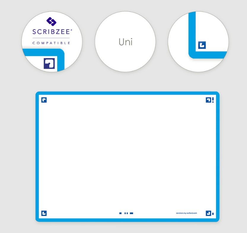 Blank Flash Cards 105mm x 148mm Turquoise Pack 80s