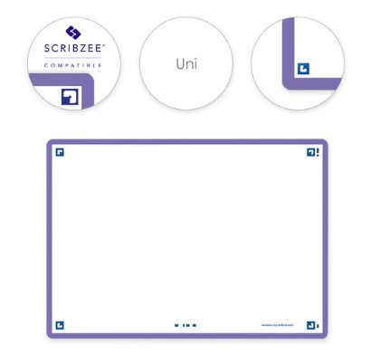 Blank Flash Cards 105mm x 148mm Violet Pack 80s