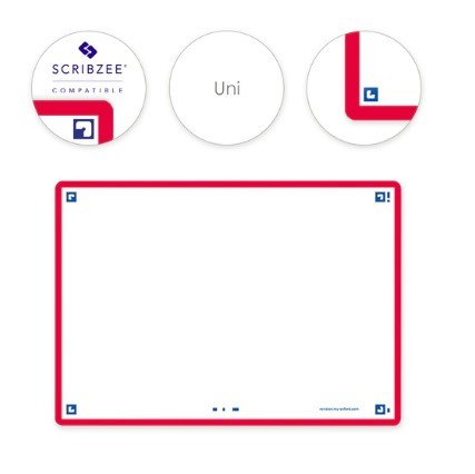 Blank Flash Cards 105mm x 148mm Red Pack 80s