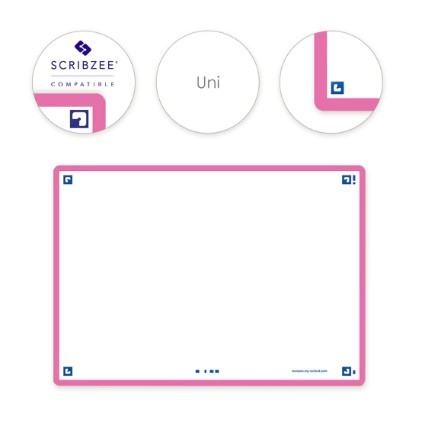 Blank Flash Cards 105mm x 148mm Fuchsia Pack 80s