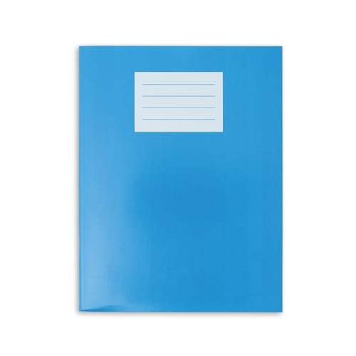 LIGHT BLUE Oxford Exercise Books 9 x 7 80 Pages 10mm Squares With Margin