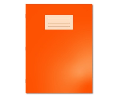 ORANGE Oxford Exercise Books 9 x 7 80 Pages 8FM