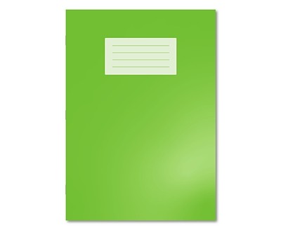 LIGHT GREEN Oxford Exercise Books A4+ (320 X 240mm) 80 Pages Plain