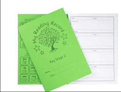 My Reading Record Book A5 40 Pages KS2 Reading Green Covers
