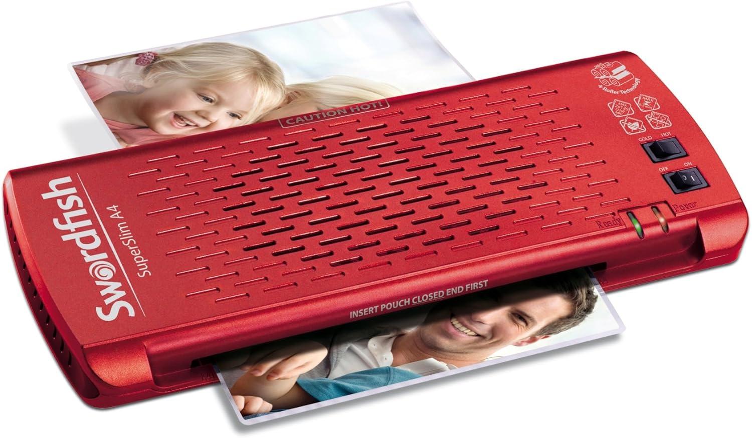 Snopake Super Slim Laminator A4 Red