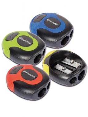 Swordfish Soft Grip Double Pencil Sharpener