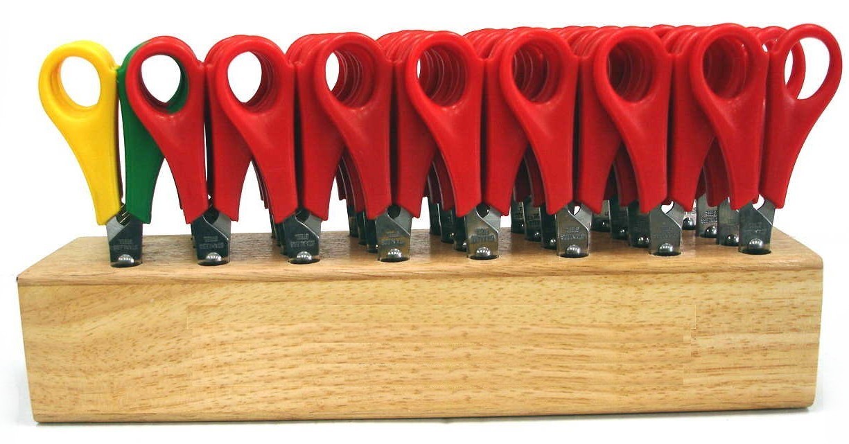 Scissor Tidy Complete with 32 Pairs of Scissors