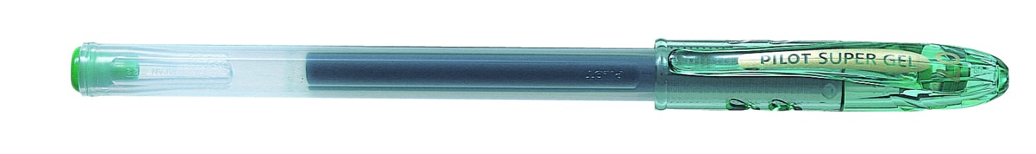 Pilot Super Gel Rollerball Pens 0.7mm Green