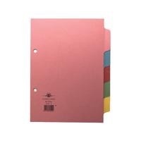 Concord Divider 5-Part A5 160gsm Pastel Colours