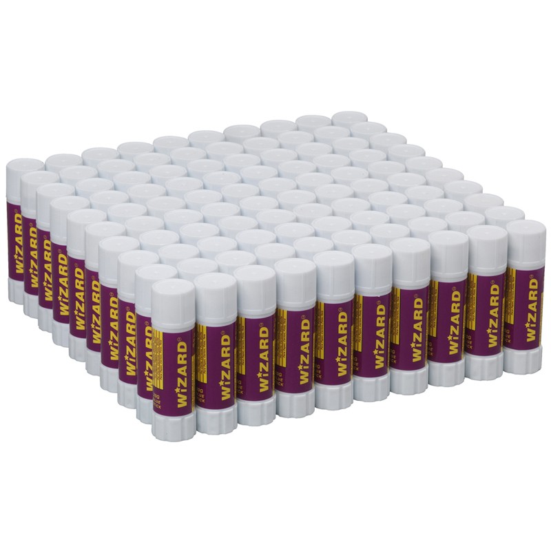 Wizard Glue Sticks 20g Bulk Box 100s