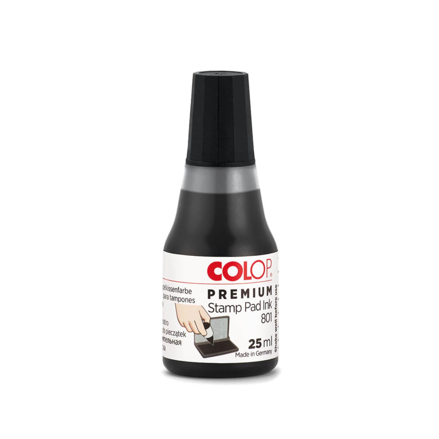 Colop Stamp Pad Ink 25ml Black