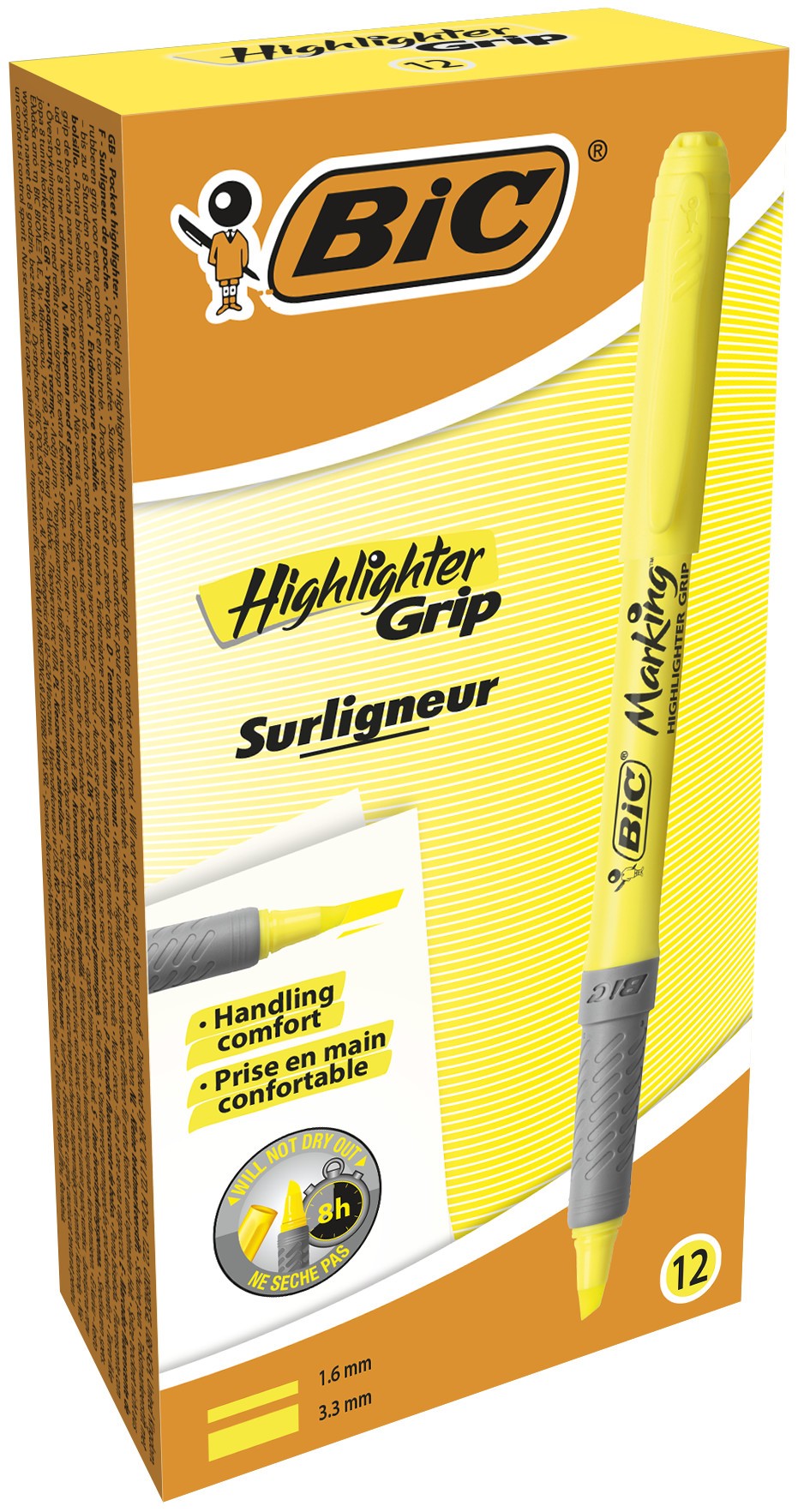 Highlight. Grip B12 Yellow BCL EU