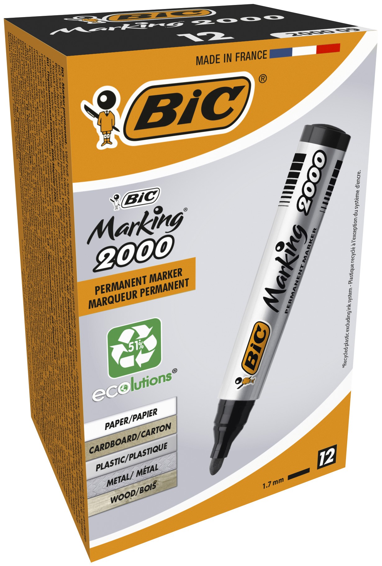 Marker ECO 2000 B12 BCL Black EU