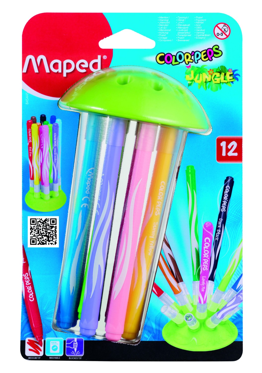 Maped Felt Tip Tree Assorted 12s