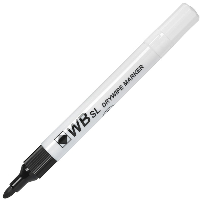 Black Whiteboard Marker Pens Bullet Tip