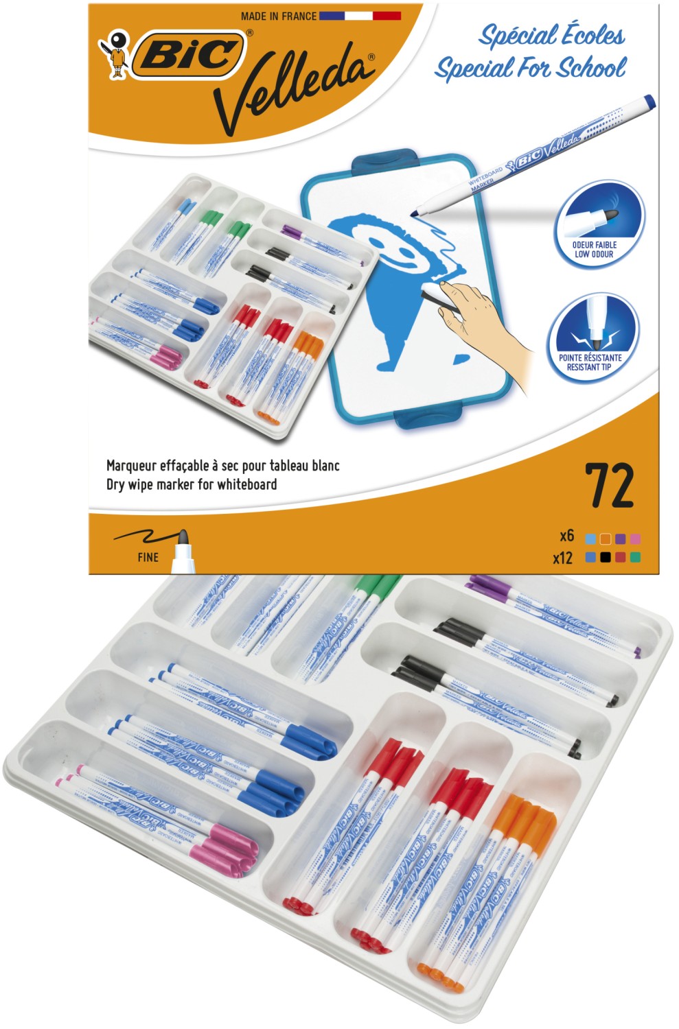 Class Pack 1721 Velleda EU drywipe markers