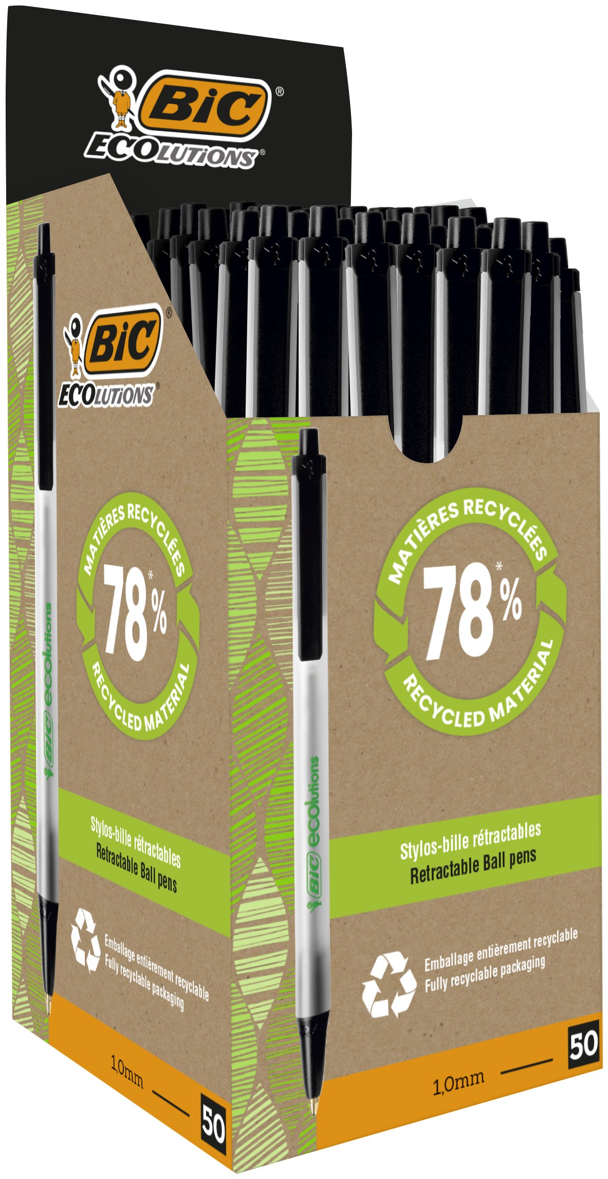 ECO Click Stick Black BOX50 EU