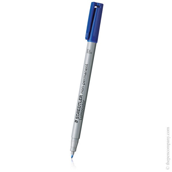 Staedtler Blue Lumocolour OHP Fine Non Permanent Pens PK10