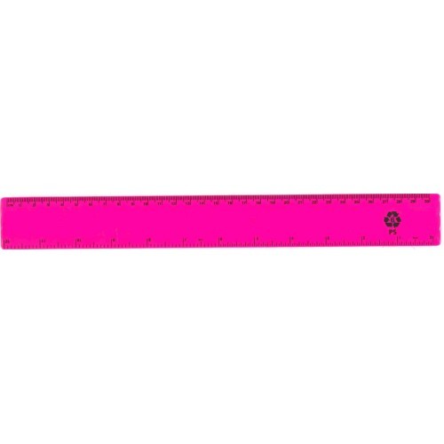 PINK Recycled Coloured Ruler 12" / 30cm